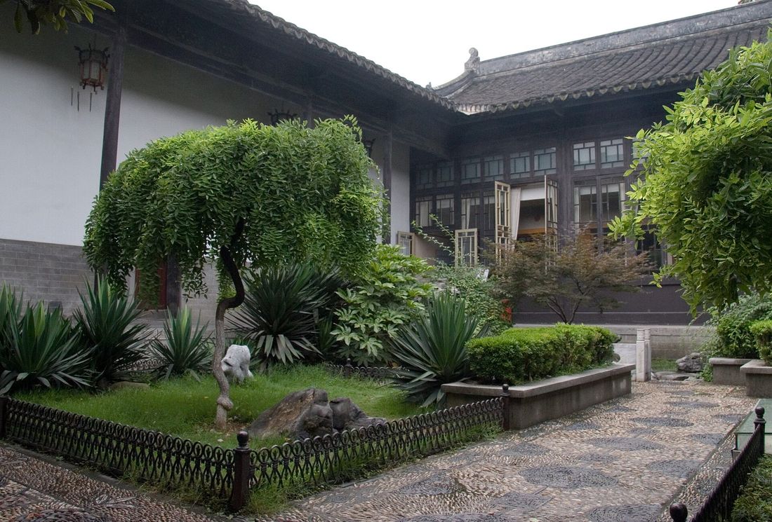 Un jardín-patio clásico chino dentro del Palacio Presidencial