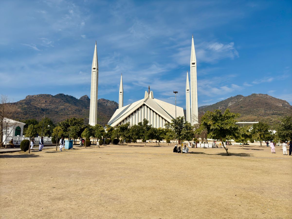 Faisal Mosque in Islamabad, a starting point for Pakistan-based visa applicants