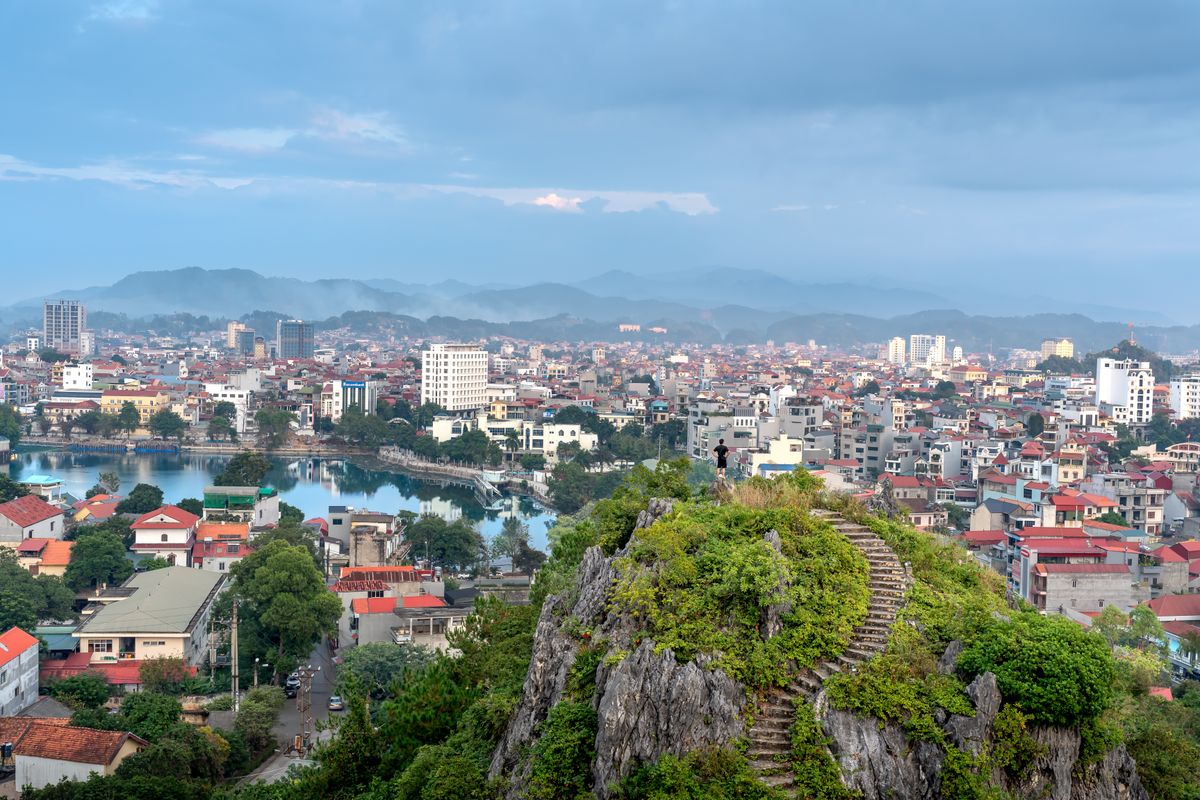 Lang Son, Vietnam, the city next to the Huu Nghi Quan/Youyiguan land crossing into China