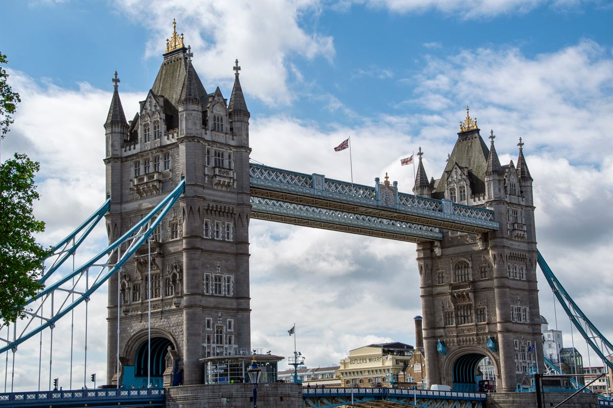 Tower Bridge in London, representing UK travelers