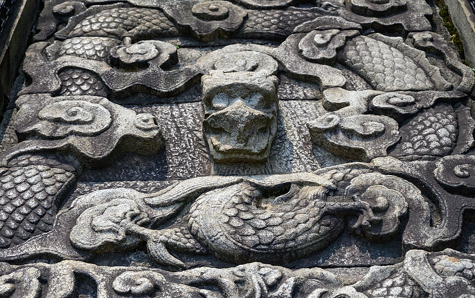 Architectural detail at Yuelu Academy